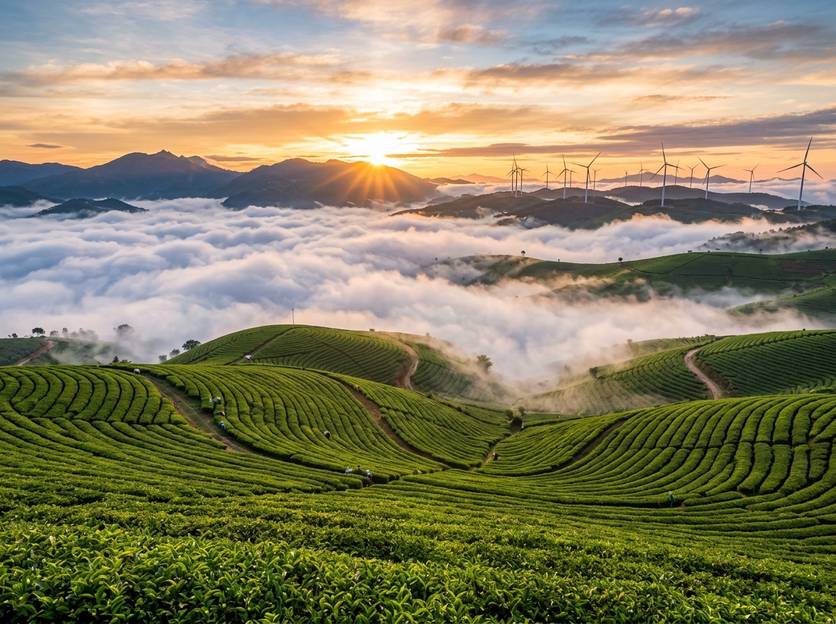 Đồi Chè Cầu Đất & Săn Mây