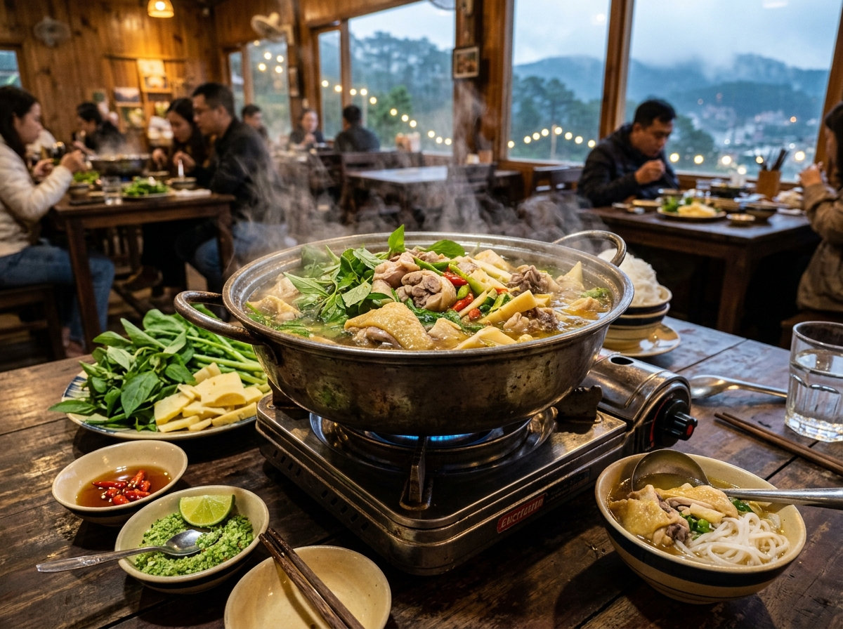 Lẩu Gà Lá É Tao Ngộ Đà Lạt